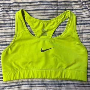 NIKE neon sports bra